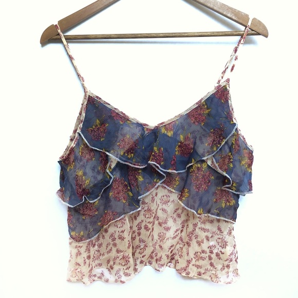 Free People Tops - Free People Crop Top Breezy Hippie Tank